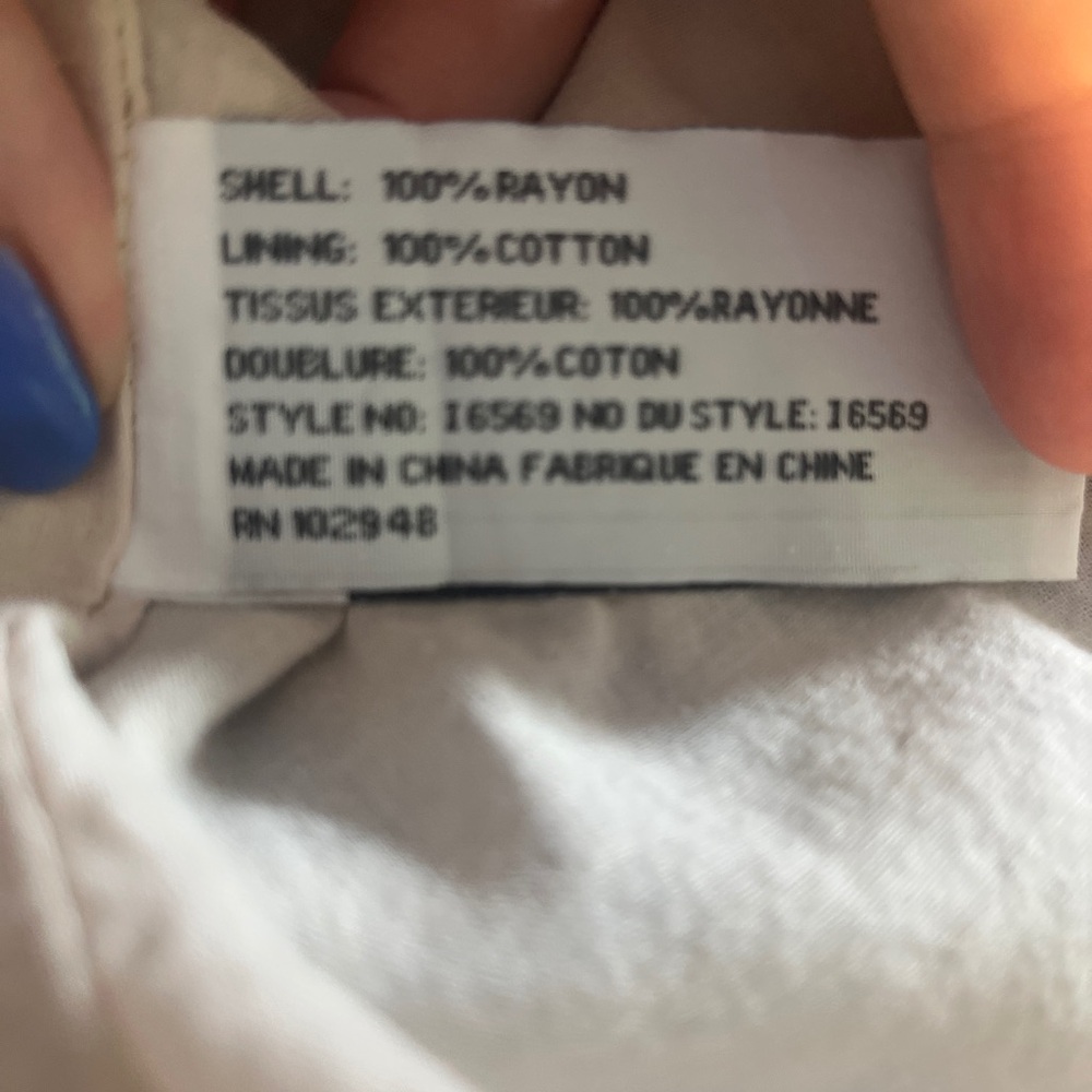 Tulle for Anthropologie Blue and White Floral Midi Dress with Ruched Waist - Picture 9 of 10